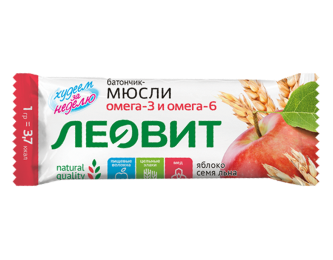 Злаковые батончики ЛЕОВИТ
